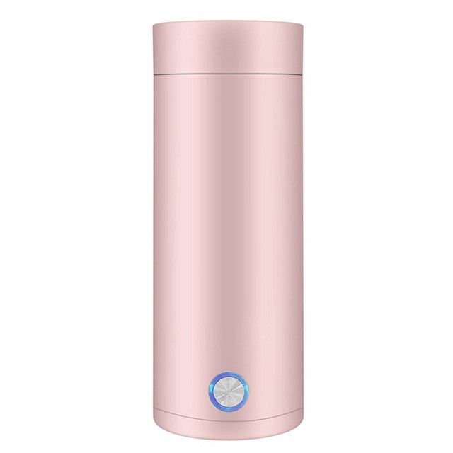 Hervidor Agua Portátil Pequeño 400ml para Viajes, de Acero Inoxidable 304, Apto para Uso Alimentario, con Ebullición Rápida y Apagado Automático, Enchufe Europeo B