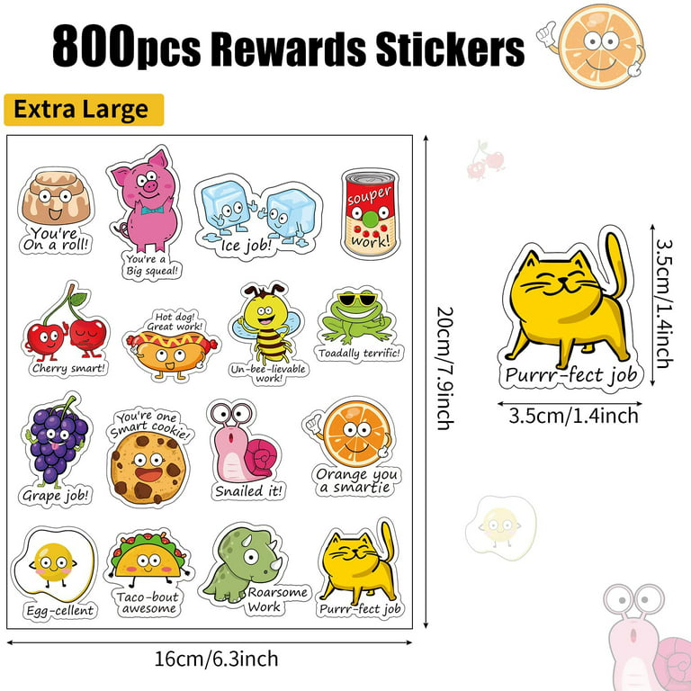 Motivational Stickers Kids, Reward Stickers Teachers