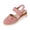 Pink #020, variant on Orthopedic Sandals With Arch Support For Women Wedge 2026 Summer Casual Closed Toe Espadrilles Low Heel Sandals Dressy Comfortable Walking Ankle Strap Wide Width Sandal, 39