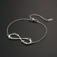 thumbnail image 5 of Elegant Simple Style 304 Stainless Steel Custom Thin Chain Infinity Most Name Bracelet, Women'S Fashion, with Daily Occasion, All Season, for Valentine'S Day, Mother, Friends, Christmas Gift, 5 of 6