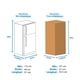 thumbnail image 4 of Frigobar White-Westinghouse 4.4 Pies Top Mount Plateado WWCR44125LHS, 4 of 4