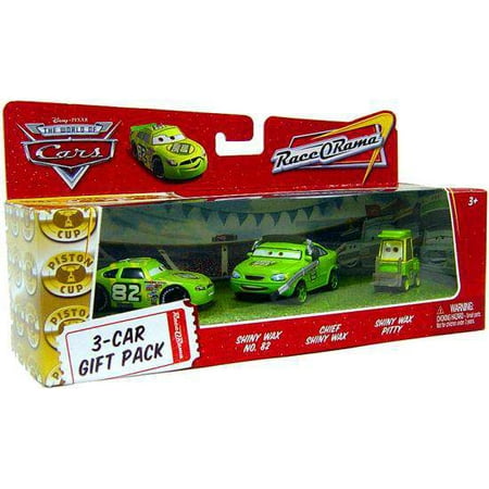 Disney Cars Multi-Packs Shiny Wax 3-Car Gift Pack Diecast Car Set