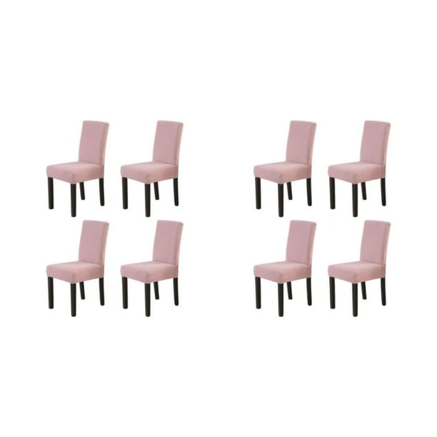 Billuyoard 4 fundas para sillas de felpa para comedor, sillas duraderas y transpirables con estilo, funda para silla para el hogar Type10 NO10