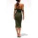 thumbnail image 2 of Vestido PRETTYGARDEN 2025 Verano Hombros Descubiertos Fruncido Talle S, 2 of 7