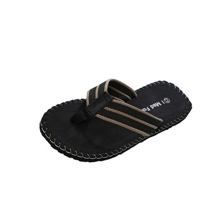 

Shpwfbe Slippers Summer Sandals Male Indoor Or Outdoor Flip Flops Bk/42 Shoes Mens Slippers