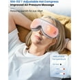 thumbnail image 5 of Bob and Brad Eye Massager, EyeOasis 2 Plus - Eye Massager for Migraines with Remote, Heat, Compression, Music, Heated Eye Massage Mask for Dry Eyes Relief, Improve Sleep, 5 of 8