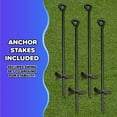 thumbnail image 4 of Sportspower Addison Wooden Swing Set with Heavy Duty Double A-Frame, Lifetime Warranty on Slide, & Bonus Anchor Kit - for Ages 3-8, 4 of 8