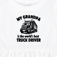 thumbnail image 4 of Inktastic Grandpa is Worlds Best Truck Driver Girls Baby Dress, 4 of 5