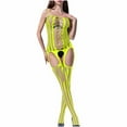 thumbnail image 2 of uublik Womens Lingerie Set Valentine's Day One Piece Nightwear Lace Nightgown Bodysuit Chemise Sleepwear Yellow Free Size, 2 of 3