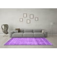 thumbnail image 3 of Ahgly Company Indoor Square Persian Purple Traditional Area Rugs, 8' Square, 3 of 4