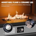 thumbnail image 3 of EAGLE PEAK Outdoor Propane Gas Fireplace with Tank Table, 50000 BTU Modern Fireplaces with CSA Certified & PVC Cover, 3 of 10