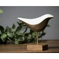 thumbnail image 5 of Foreside Home & Garden Handcarved Multicolored Wood Bird Figurine – Decorative Tabletop Accent, 5 of 6