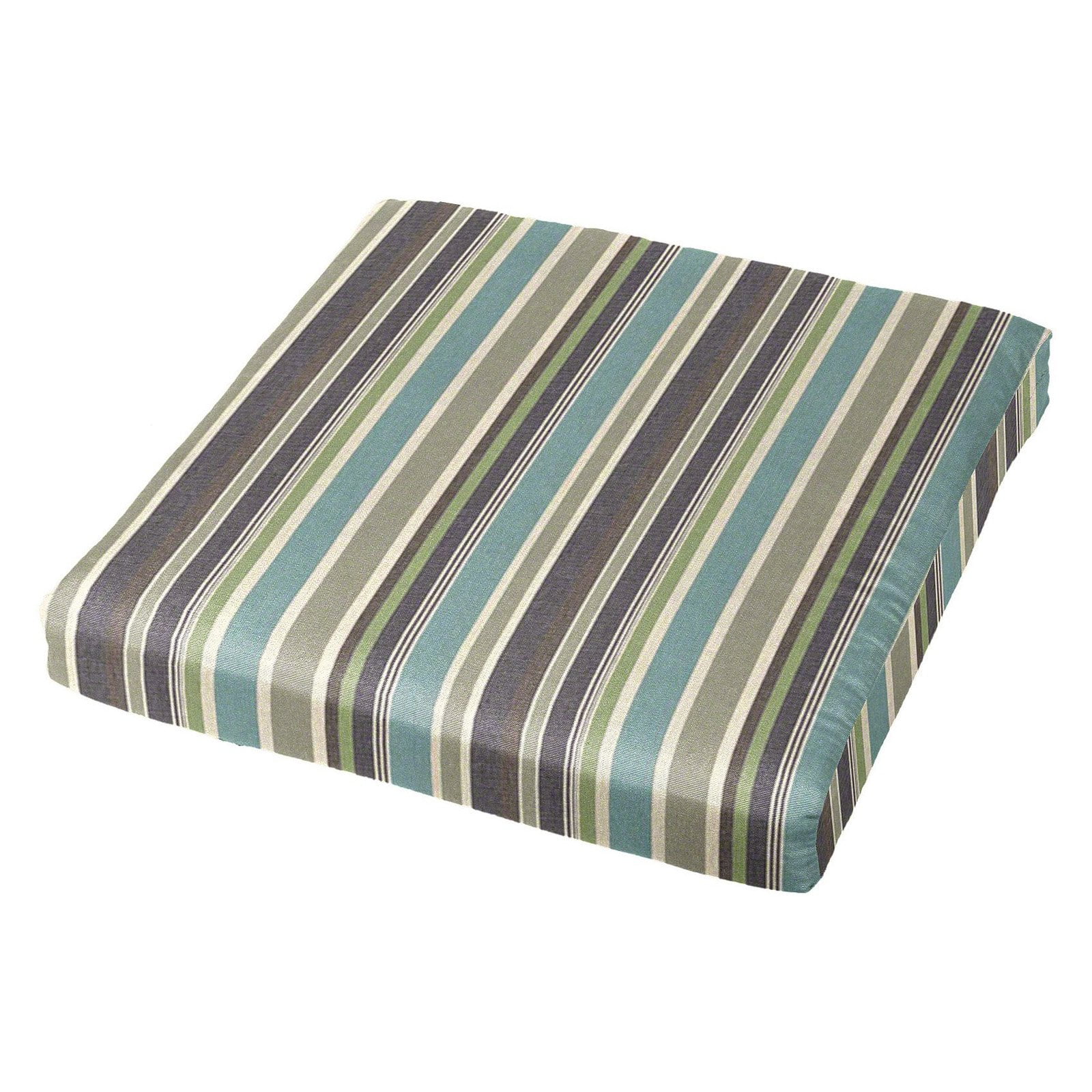 Cushion Source Sunbrella Striped 20 x 18 in. Chair Pad