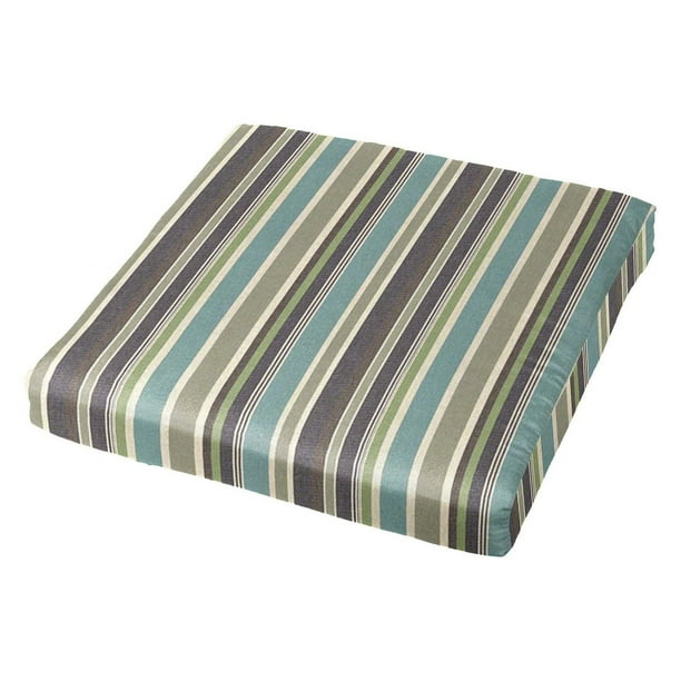 Cushion Source Sunbrella Striped 20 x 18 in. Chair Pad