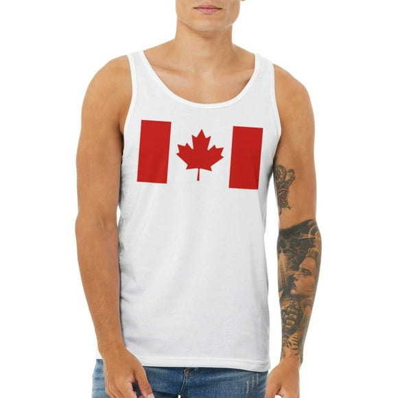 Canada Flag Maple Leaf Canadian Adult Unisex Tank Top
