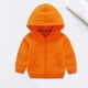 thumbnail image 2 of Gibobby Abrigos de invierno para bebés y niñascon cordón para niños y niñas, Tops cómodos con capucha, blusa holgada de manga larga, sudadera con bolsill(Naranja, 18-24 Meses), 2 of 4