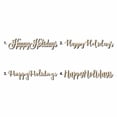 thumbnail image 1 of Happy Holidays Sign Unfinished Wood Cutout Home Decor DIY Option 2- 14" Wide / 1/4", 1 of 3