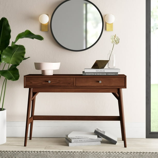 notification eel cut back Norberg 48" Console Table, Weight Capacity: 50 Pounds, Drawer Glide  Material: Metal - Walmart.com