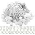 thumbnail image 1 of Bungee Cords with Balls - Set of 50pcs x 6 inch Universal Elastic Cord w/Ball Ties - Heavy Duty Bungees Perfect for Tent, Canopy & Tarp Tie Down, 1 of 6
