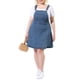 thumbnail image 5 of Vestido de mezclilla de talla grande Agnes Orinda para mujeres, monos con tirantes ajustables, faldas 5X, azul, 5 of 8
