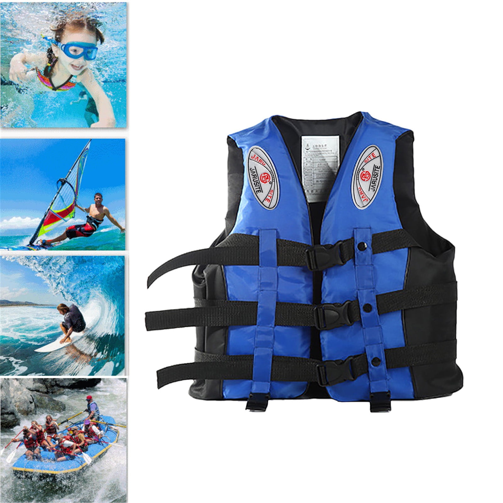 Adult Life Jacket Kayak Ski Buoyancy Aid Vest Sailing Fishing Boating Watersport 