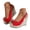Red, variant on YLYL Wedge Platform Sandals for Women Open Toe Ankle Strap Slip on Fashion Casual Summer Beach Shoes
