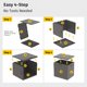 thumbnail image 2 of EAST OAK - Caja de almacenamiento para exteriores, 31 galones para uso en interiores y exteriores, contenedor de almacenamiento de resina impermeable para entrega de paquetes, cojines de patio,, 2 of 8