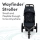 thumbnail image 2 of BOB Gear Wayfinder Jogging Stroller with Independent Dual Suspension, Air-Filled Tires, and 75-Pound Weight Capacity, Nightfall, 2 of 5