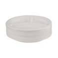 thumbnail image 2 of Dixie® 10" Molded Fiber Plate, ES10PCOMP, 3-Compartment, 50 Plates per Pack, 10 Packs per Case, 2 of 8