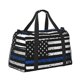 thumbnail image 2 of Easygdp Thin Blue Line Flag Bolsa de Gimnasio, Bolsa de Viaje Duffel, Bolsa de Fin de Semana con Compartimentos, Bolsa de Mano para Noche, 2 of 7