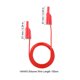 thumbnail image 3 of 1P1050-1 Prueba De Pila De Cables De Silicona Suave De Seguridad Con Conector Banana De 4 Mm 14 AWG Para Multímetro, 1 M 5 PCS Durable, Seguro Y Fácil De Usar, 5 Colores, 3 of 7