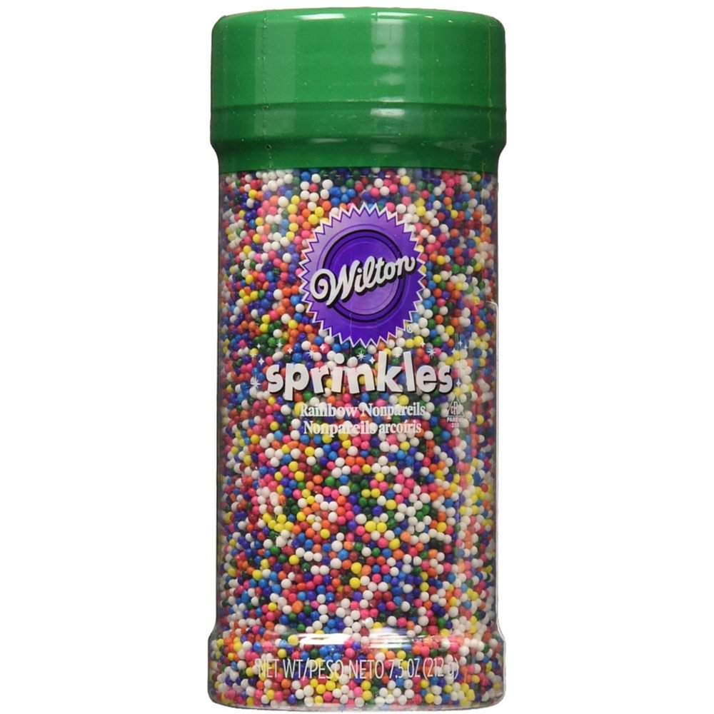 Wilton Sprinkles, Rainbow 7.5 oz (Pack of 3)