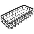 Tersarium Rectangular Metal Storage Wire Basket Bathroom Wall Shower