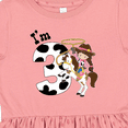 thumbnail image 4 of Inktastic I'm Three-cowgirl Riding Horse Birthday Girls Toddler Dress, 4 of 5