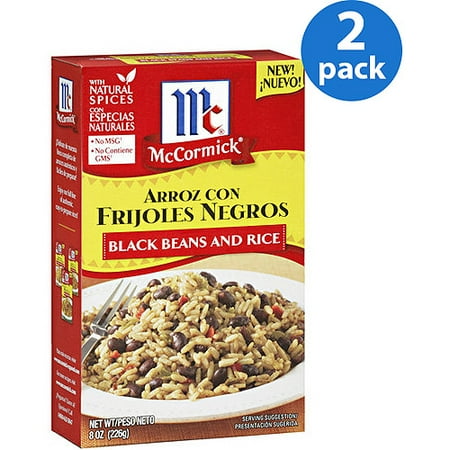 McCormick Black Beans and Rice, 8 oz (Pack of 2)