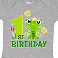 thumbnail image 4 of Inktastic 1st Birthday Princess Frog Girls Baby Bodysuit, 4 of 5