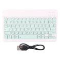 thumbnail image 2 of Keyboard,  Keycaps Typewriter, 10 Inch Keyboards, Metal Texture Panel, Aluminum Alloy Back Cover, for Smartphones Tablets Laptops Desktop Computers, 2 of 7