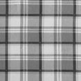 thumbnail image 5 of Winter Nights Cotton Flannel Bed Sheet Set, King, Gray Plaid, 5 of 6