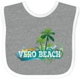 thumbnail image 3 of Inktastic Vero Beach Florida Vacation Boys or Girls Baby Bib, 3 of 4
