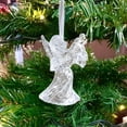 thumbnail image 6 of HongHeng 1Pc Xmas themed Christmas Tree Decorations Hanging Christmas Decorations Hand Blown Art Ornaments with Ropes for Christmas Xmas Party Decorations (Chirstmas Style), 6 of 6