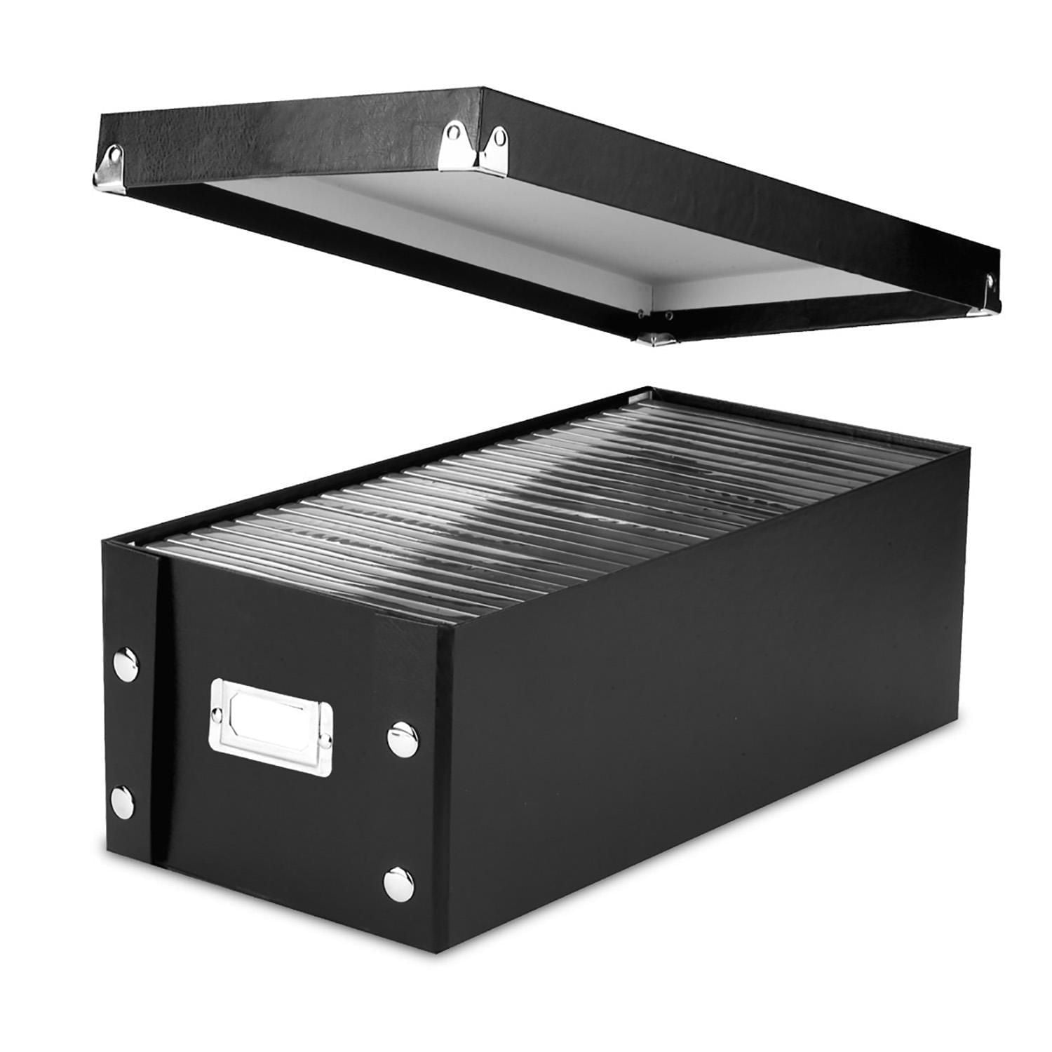 Boîte de rangement DVD Snap-N-Store - Noire