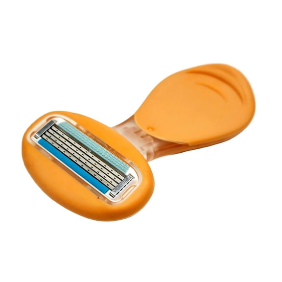 Lady Van Der Hagen Flawless Glide 4 Blade Razor Lubricating Strip & Travel Case