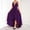 Purple, variant on Fatuov Summer Sexy Evening Cocktail Dresses for Women for Party Plus Size Dresses Solid Color V-Neck Long Dress Black