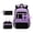 Z05-Black, variant on Kcolen Traveling Backpack Backpack Set for Schools Includes Bookbag With Pencil And Lunch Bag Lightweight Design for And