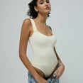 thumbnail image 2 of Women's 3-Pack Yoga Bodysuits - Wide Straps, Slim Fit, Seamless & Non-Roll Waistband, 2 of 4
