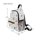 thumbnail image 3 of FORMRS Kids School Backpack with Front Zippered Pocket 12" Student Travel Daypack, Cartoon Doodles, 3 of 6