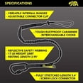 thumbnail image 2 of BearTOOLS Interchangeable Black Safety Lanyard 3 Pack + 9 Loop Ends, 2 of 6