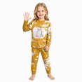 thumbnail image 5 of NOLDARES Kids Pajamas For Boys Skeleton Glow-in-The-Dark Cotton Toddler Halloween Outfit Boys and girls(Yellow,6Y), 5 of 8