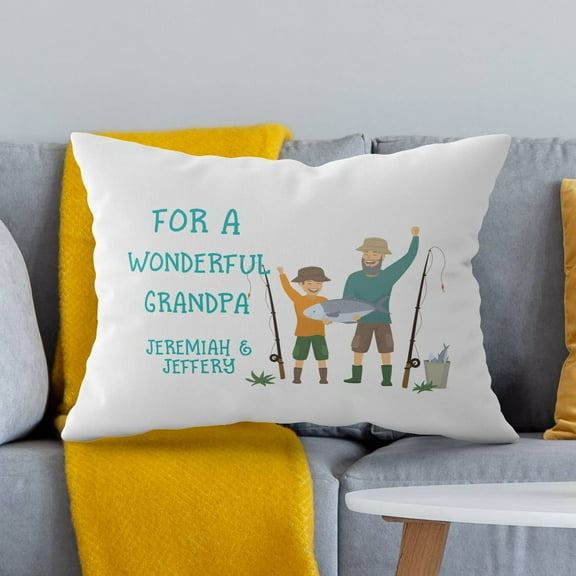 Personalized Pillow Case for Grandpa