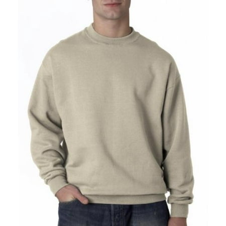 Beige Heather - Jerzees Men's Super Sweats Crew Neck Sweatshirt